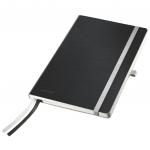 Leitz Style Notebook Soft Cover A5 ruled satin black - Outer carton of 5 44870094
