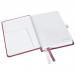 Leitz Style Notebook Hard Cover A6 ruled  garnet red