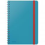 LEITZ Cosy Notebook wirebound HC size L (B5) calm blue ruled 45270061