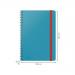 Leitz Cosy Notebook Soft Touch Ruled - Wirebound Calm Blue
