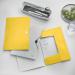 Leitz WOW 3-Flap Folder. Polypropylene. 150 sheet capacity. A4. Yellow. - Outer carton of 10