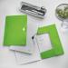 Leitz WOW 3-Flap Folder. Polypropylene. 150 sheet capacity. A4. Green. - Outer carton of 10