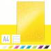 Leitz-WOW-Notebook-A4-ruled-with-hardcover-80-sheets-Yellow-Outer-carton-of-6-46251016