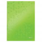 Leitz WOW Notebook A4 ruled with hardcover 80 sheets. Green 46251054