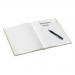 Leitz WOW Notebook A4 ruled with hardcover 80 sheets. Green. - Outer carton of 6