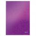 Leitz WOW Notebook A4 ruled with hardcover 80 sheets. Purple - Outer carton of 6