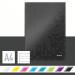 Leitz-WOW-Notebook-A4-ruled-with-hardcover-80-sheets-Black-Outer-carton-of-6-46251095