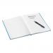 Leitz WOW Notebook A5 ruled with hardcover 80 sheets. Blue - Outer carton of 6