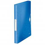 Leitz WOW Box File A4 Polypropylene Blue Metallic - Outer carton of 5 46290036