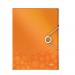 Leitz WOW Box File A4 Polypropylene Orange Metallic