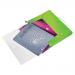 Leitz WOW Box File. Polypropylene. 250 sheet capacity. Spine width 30 mm. A4. Green - Outer carton of 5
