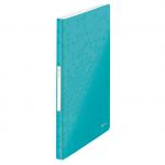 Leitz WOW Display Book Polypropylene. 40 pockets. 80 sheet capacity. A4. Ice Blue - Outer carton of 10 46320051