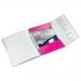 Leitz WOW Divider Book A4 Polypropylene 12 Tabs Pink Metallic - Outer carton of 4