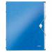 Leitz-WOW-Divider-Book-A4-Polypropylene-12-Tabs-Blue-Metallic-Outer-carton-of-4-46340036