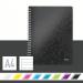 Leitz-WOW-Notebook-A4-ruled-wirebound-with-Polypropylene-cover-80-sheets-Black-Outer-carton-of-6-46370095
