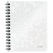 Leitz-WOW-Notebook-A5-ruled-wirebound-with-Polypropylene-cover-80-sheets-White-Outer-carton-of-6-46390001