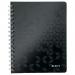 Leitz-WOW-Notebook-A5-ruled-wirebound-with-Polypropylene-cover-80-sheets-Black-Outer-carton-of-6-46390095