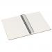 Leitz Office Notebook A4 ruled, wirebound with cardboard cover 90 sheets. Grey - Outer carton of 5