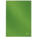 Leitz Solid Notebook A4 ruled with hardcover 80 sheets of high opacity paper. Casebound. Light Green - Outer carton of 6