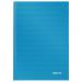 Leitz Solid Notebook A5 ruled with hardcover 80 sheets of high opacity paper. Casebound. Light Blue - Outer carton of 6