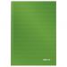 Leitz Solid Notebook A5 ruled with hardcover with 80 sheets , Casebound, Light Green - Outer carton of 6
