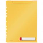 Leitz Cosy Privacy High Capacity Pocket File A4, Warm Yellow - Outer carton of 12 46680019