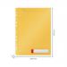 Leitz Cosy Privacy High Capacity Pocket File A4 - Warm Yellow - Outer carton of 12