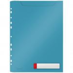 Leitz Cosy Privacy High Capacity Pocket File A4, Calm Blue - Outer carton of 12 46680061