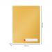 Leitz Cosy Privacy Tab Folder A4 - 3 tabs - Warm Yellow - Outer carton of 12