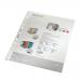 Leitz High Quality Pocket Embossed, clear, 0.09 mm Polypropylene. A4. Clear (Pack 100) - Outer carton of 5
