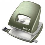 Leitz NeXXt Style Metal Office Hole Punch - Celadon Green 50060053