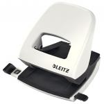 Leitz NeXXt WOW Metal Office Hole Punch - Pearl White 50081001