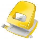 Leitz NeXXt WOW Metal Office Hole Punch. 30 sheets. Yellow. 50081016