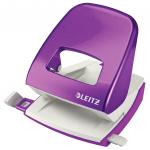 Leitz NeXXt WOW Metal Office Hole Punch 30 sheets. Purple 50081062