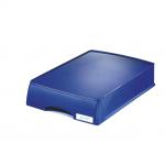 Leitz Plus Letter Tray Drawer Unit A4 - Blue - Outer carton of 4 52100035