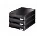 Leitz-Plus-Letter-Tray-Drawer-Unit-A4-Black-Outer-carton-of-4-52100095