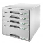 Leitz Plus 5 Drawer Cabinet A4 - Grey 52110085