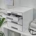 Leitz-WOW-CUBE-Drawer-Cabinet-4-drawers-2-big-and-2-small-A4-Maxi-White-52132001