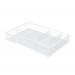 Leitz Organiser Tray for Plus and WOW Drawer Cabinets - Transparent - Outer carton of 6