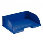 Leitz Plus Jumbo Landscape Letter Tray A4 - Blue - Outer carton of 4 52190035