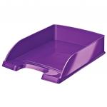 Leitz WOW Letter Tray Plus. A4. Purple - Outer carton of 5 52263062