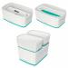 Leitz MyBox Small with lid; Storage Box 5 litre; W 318 x H 128 x D 191 mm. Ice blue