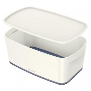 Image of Leitz MyBox Small with lid, Storage Box 5 litre, W 318 x H 128 x D 191