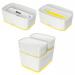 Leitz MyBox Small with lid, Storage Box 5 litre, W 318 x H 128 x D 191 mm. Yellow