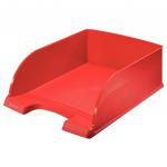 Leitz Plus Jumbo Letter Tray A4 - Red - Outer carton of 4 52330025
