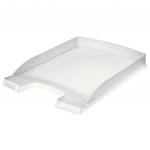 Leitz Plus A4 Slim Letter Tray - Clear - Outer carton of 10 52370003