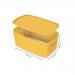 Leitz MyBox Cosy Small with lid - Storage Box - 5 litre - W 318 x H 128 x D 191 mm - Warm Yellow
