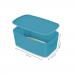 Leitz-MyBox-Cosy-Small-with-lid-Storage-Box-5-litre-W-318-x-H-128-x-D-191-mm-Calm-Blue-52630061