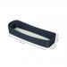Leitz MyBox Cosy Organiser Tray with handle Small - Storage - W 307 x H 55 x D 105 mm - Velvet Grey