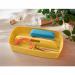 Leitz MyBox Cosy Organiser Tray with handle Small - Storage - W 307 x H 56 x D 181 mm -  Warm Yellow